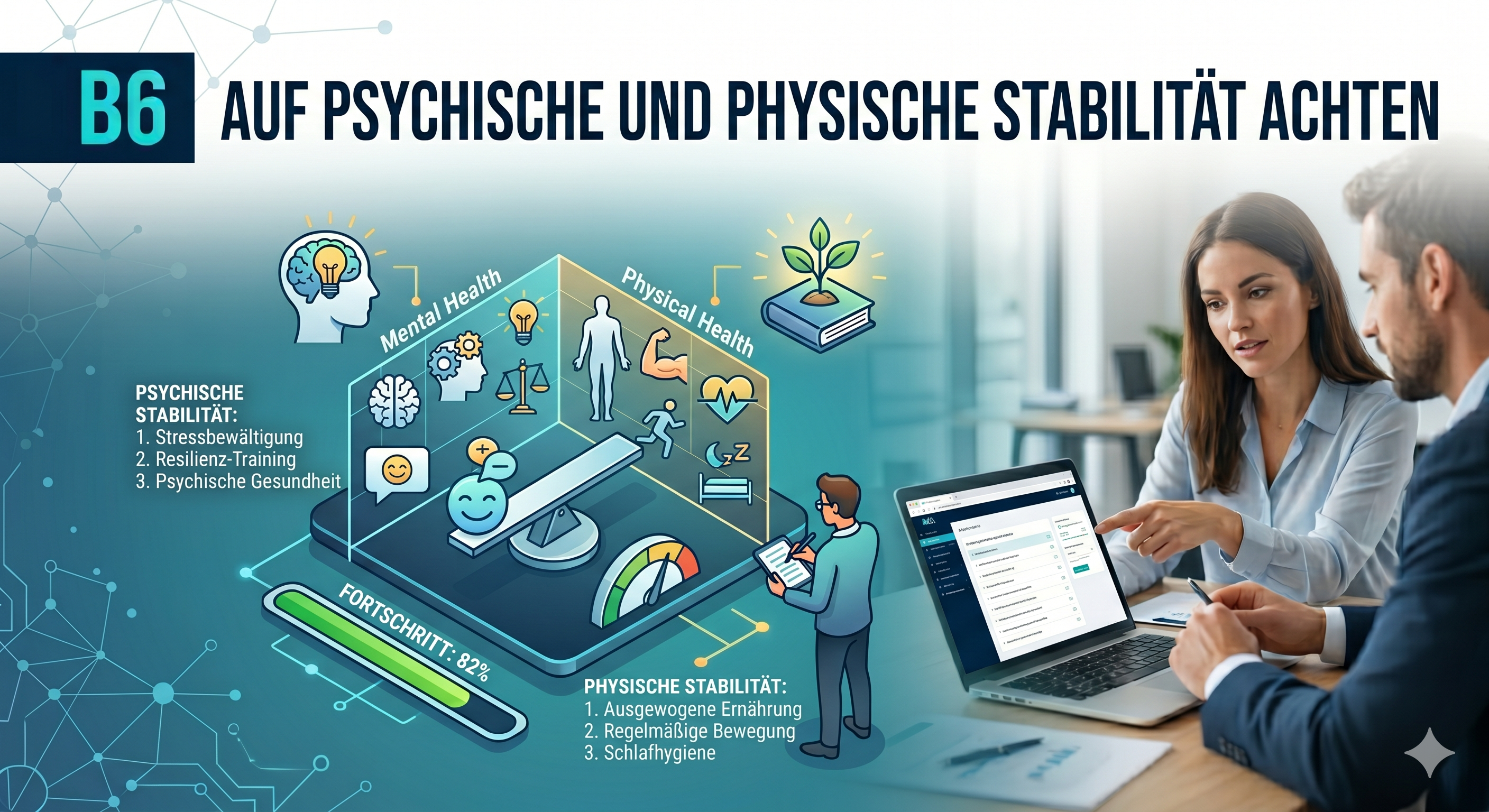 B6 auf psychische und physische Stabilität achten